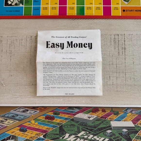 Vintage 1974 Milton Bradley Easy Money Game #4620 - Picture 5 of 13